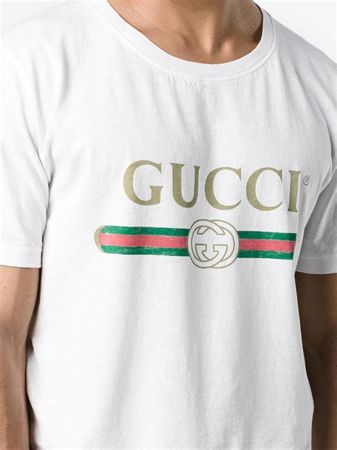 mens white gucci t shirt replica|T.